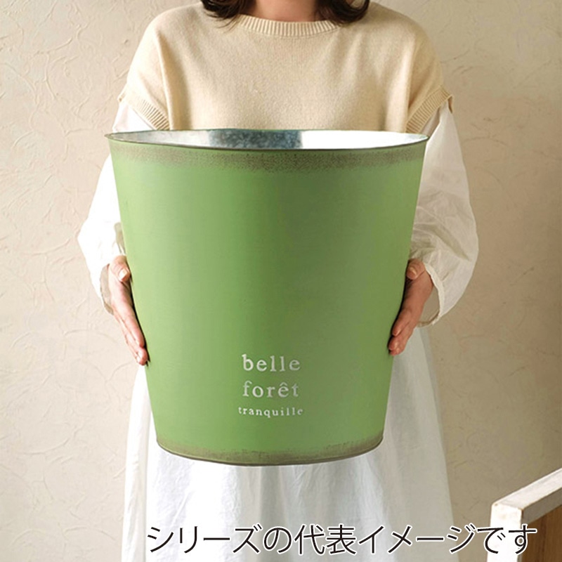 ケー・イー・アイ 鉢カバー　ハウスプランツブリキ 10号用　ブラック 4990-BK 1個（ご注文単位2個）【直送品】