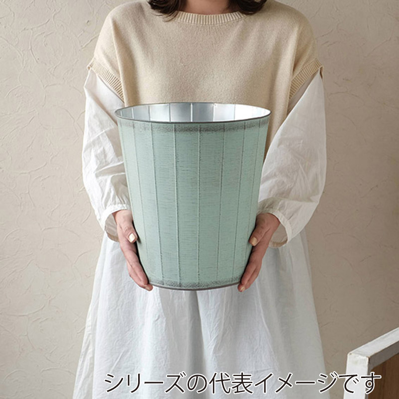 ケー・イー・アイ 鉢カバー ハウスプランツブリキ ストライプ 7号用 レッド 5012-RD 1個(ご注文単位2個)【直送品】