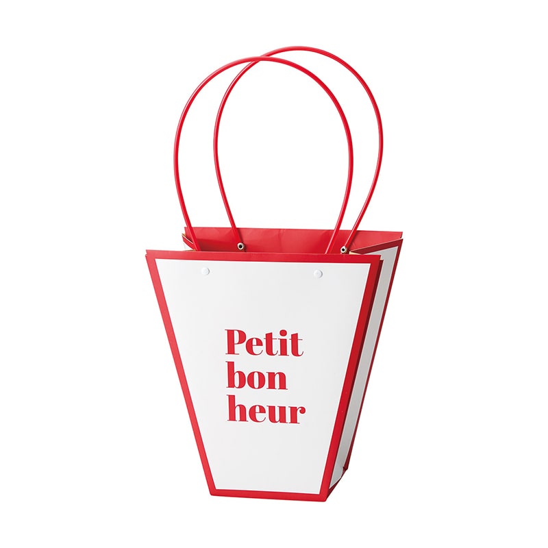 ケー・イー・アイ 手提げ袋 キュートギフトバッグ L ホワイト 5058-A-WH 1個(ご注文単位5個)【直送品】