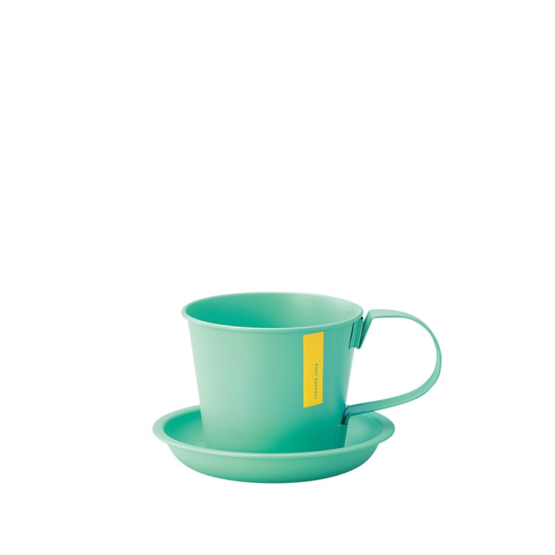 ケー・イー・アイ ブリキポッド ビビッドラベル マグ S ミント 5080-MT 1個(ご注文単位4個)【直送品】