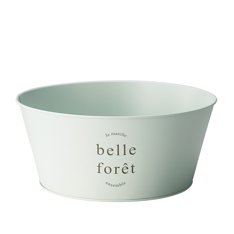 ケー・イー・アイ ブリキポット ペールカラー サークル L ミント 5095-A-MT 1個(ご注文単位2個)【直送品】