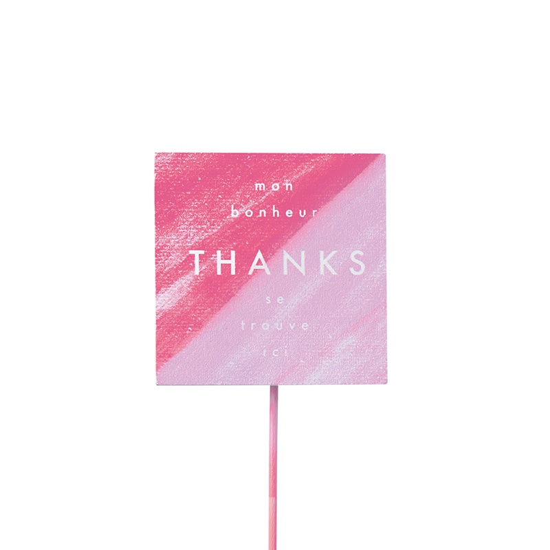 ケー・イー・アイ 木製プレートピック ツートン ピンク 5120-PK 1本(ご注文単位12本)【直送品】