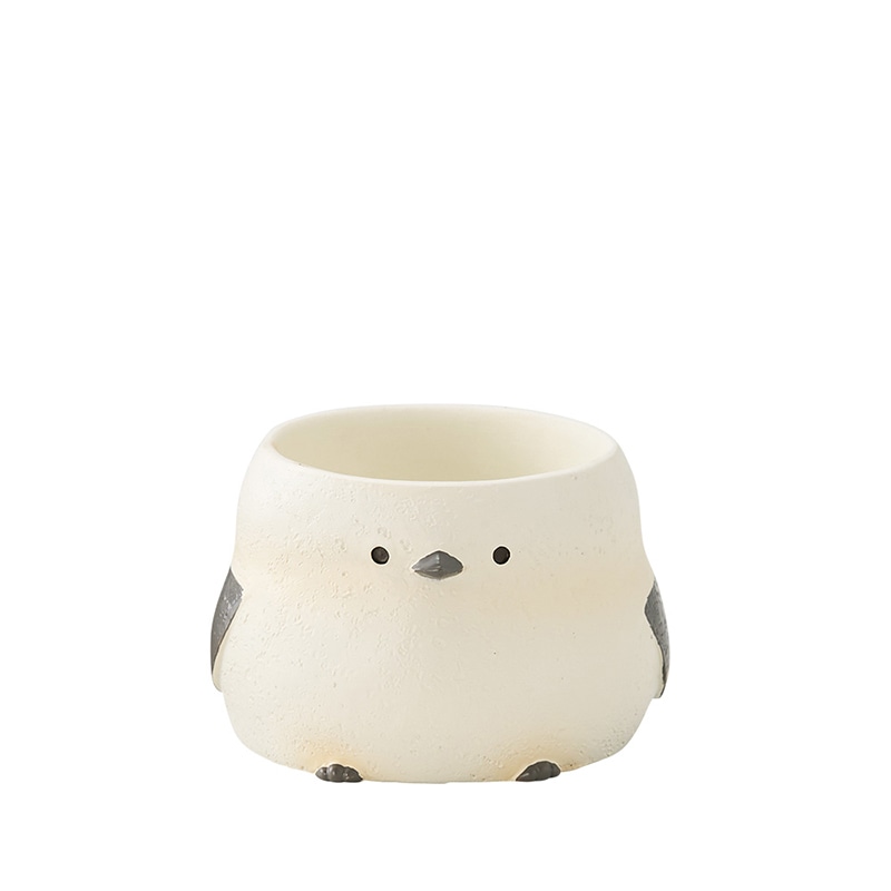 ケー・イー・アイ リトルレジンポット シマエナガ 5150 1個（ご注文単位6個）【直送品】