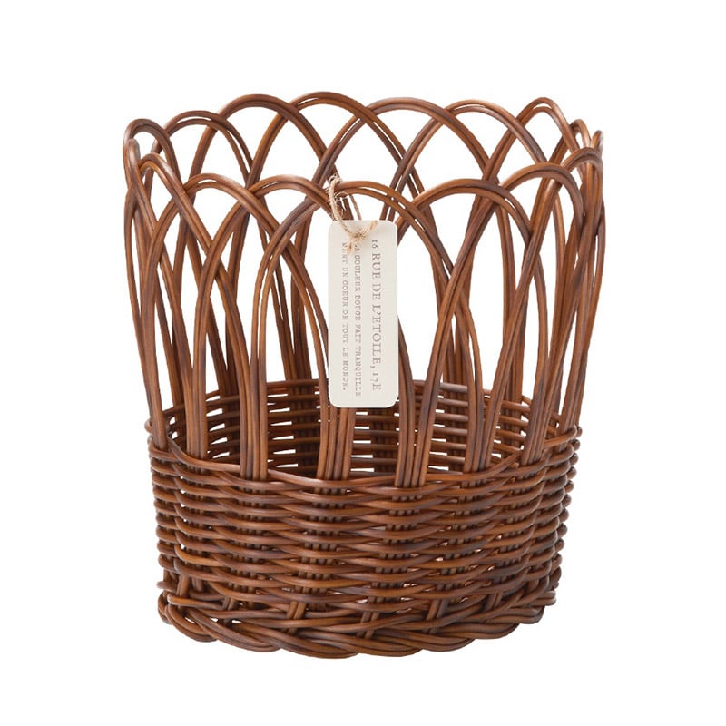 ケー・イー・アイ ウォータープルーフバスケット ラウンド L ブラウン 5219-B-BR 1個(ご注文単位3個)【直送品】