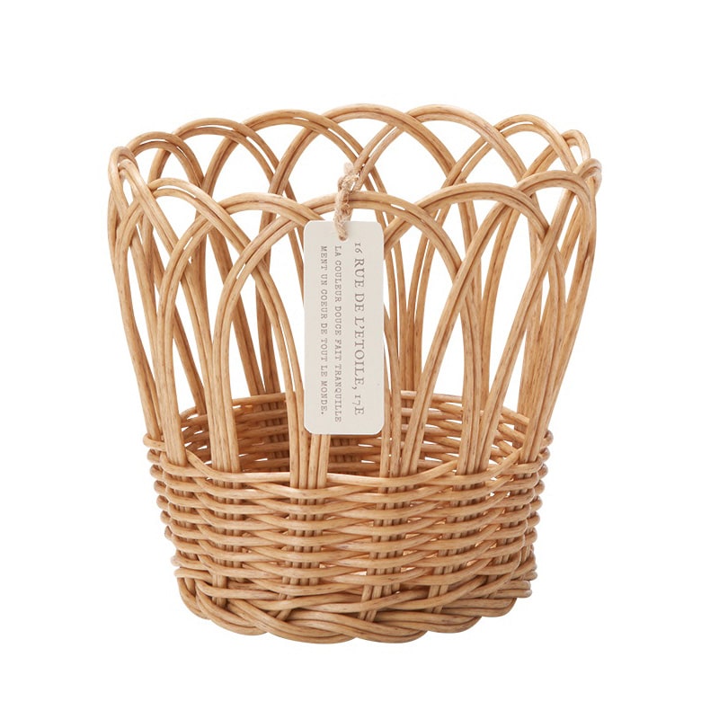 ケー・イー・アイ ウォータープルーフバスケット ラウンド M ナチュラル 5219-C-NA 1個(ご注文単位3個)【直送品】