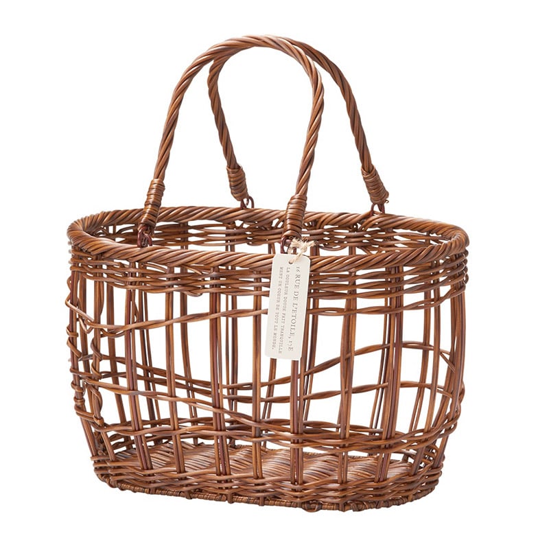 ケー・イー・アイ ウォータープルーフバスケット オーバル M ブラウン 5220-A-BR 1個(ご注文単位2個)【直送品】