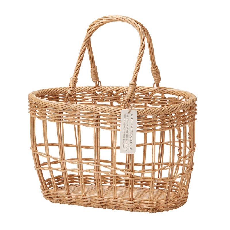 ケー・イー・アイ ウォータープルーフバスケット オーバル M ナチュラル 5220-A-NA 1個(ご注文単位2個)【直送品】