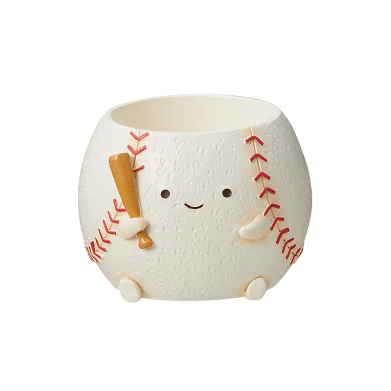 ケー・イー・アイ リトルレジンポット 野球ボール 5255 1個(ご注文単位6個)【直送品】