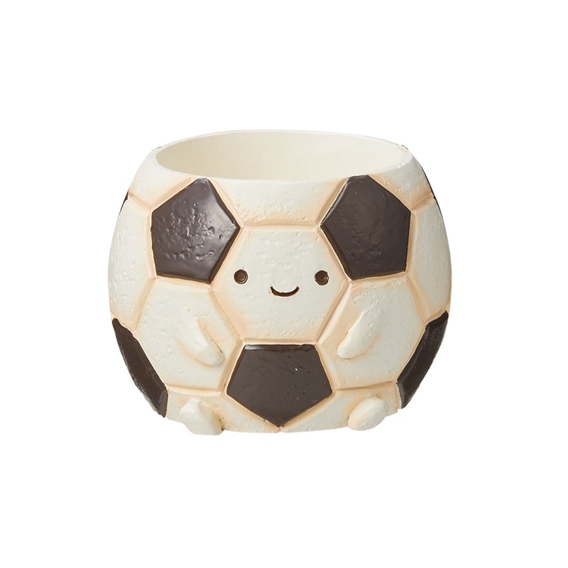ケー・イー・アイ リトルレジンポット サッカーボール 5257 1個(ご注文単位6個)【直送品】