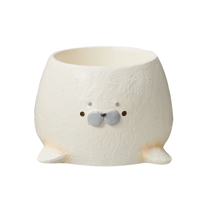 ケー・イー・アイ リトルレジンポット アザラシ 5262 1個(ご注文単位6個)【直送品】