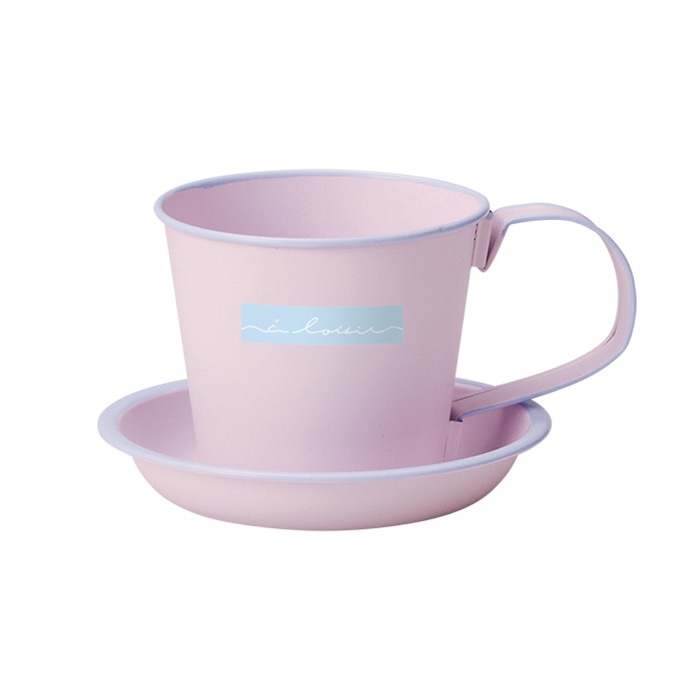 ケー・イー・アイ ミルキーラベル　マグブリキ S　ピンク 5268-PK 1個（ご注文単位4個）【直送品】