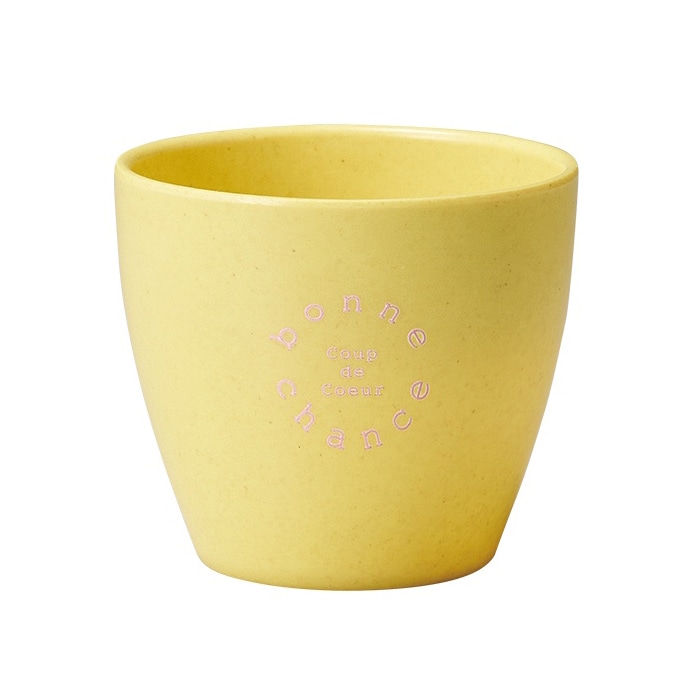 ケー・イー・アイ バンブーエコポットミルキー SS　イエロー 5269-B-YE 1個（ご注文単位4個）【直送品】