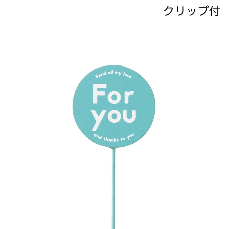 ケー・イー・アイ 木製プレートピック　クリップ付き ビビッドミント 5303-MT 1本（ご注文単位12本）【直送品】