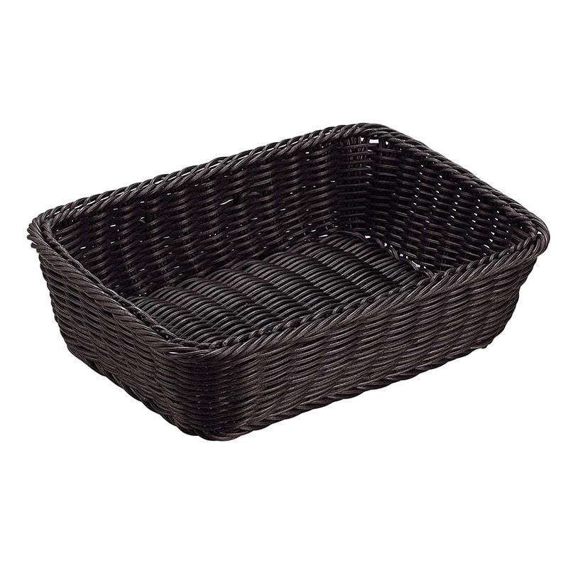 シンドー 抗菌樹脂 角型バスケット DS100 15型 ブラック 1個(ご注文単位1個)【直送品】