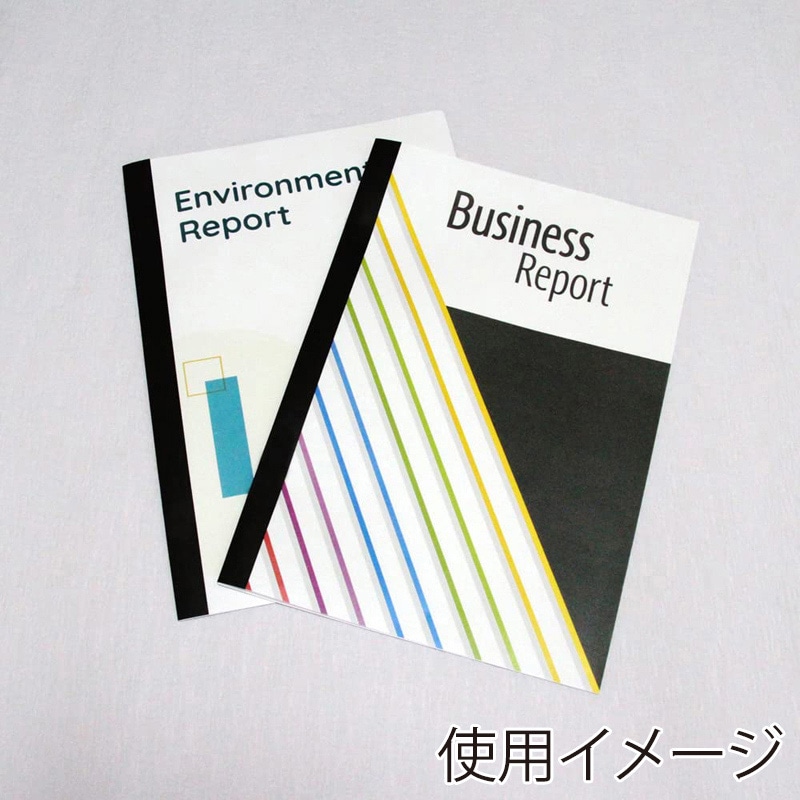 清和産業 製本テープ A4カット 50枚入 黒 1個(ご注文単位1個)【直送品】