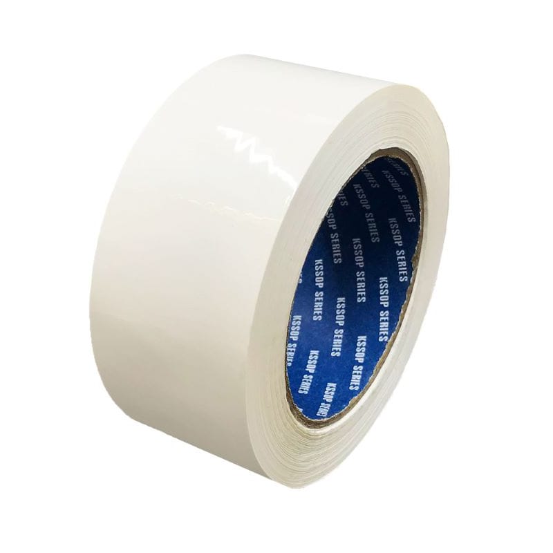 清和産業 梱包用OPPテープ　カラー 48mm×100m 白 1巻（ご注文単位5巻）【直送品】