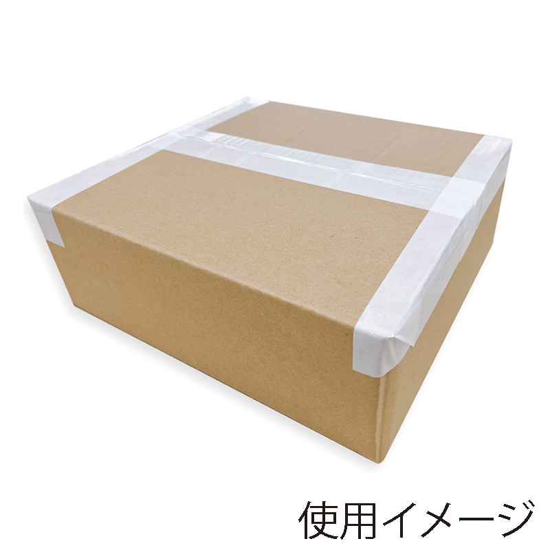 清和産業 梱包用OPPテープ　カラー 48mm×100m 白 1巻（ご注文単位5巻）【直送品】