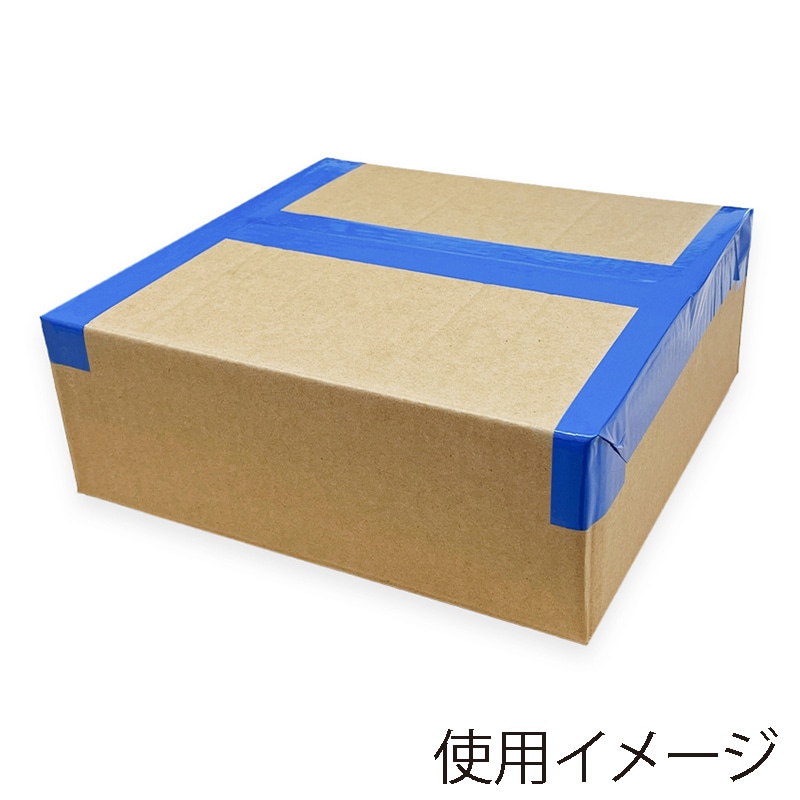 清和産業 梱包用OPPテープ　カラー 48mm×100m 青 1巻（ご注文単位5巻）【直送品】