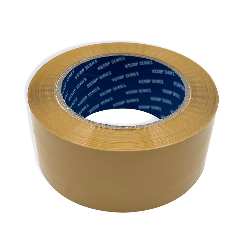 清和産業 梱包用OPPテープ 茶 48mm×100m 5巻パック KSSOP-48100BN65 1パック(ご注文単位50パック)【直送品】