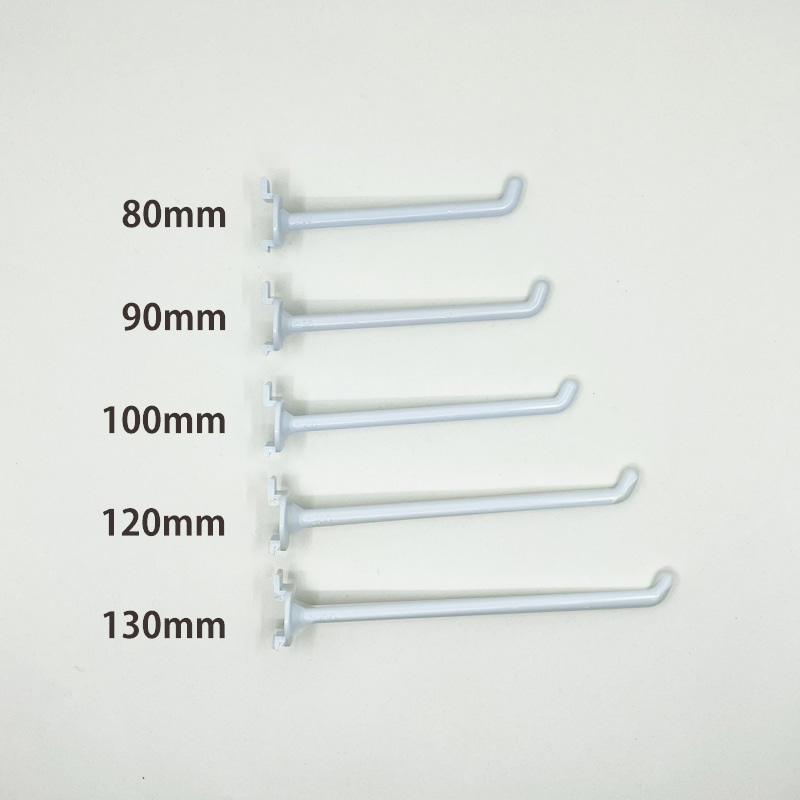 清和産業 マルチディスプレイボード用 ディスプレイフック 130mm 2DH-130 200本/袋(ご注文単位1袋)【直送品】