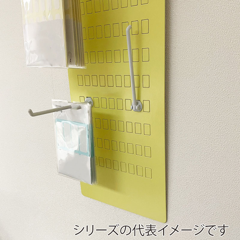 清和産業 マルチディスプレイボード用 ディスプレイフック 折りたたみ式 60mm 2DHO-60 200本/袋(ご注文単位1袋)【直送品】