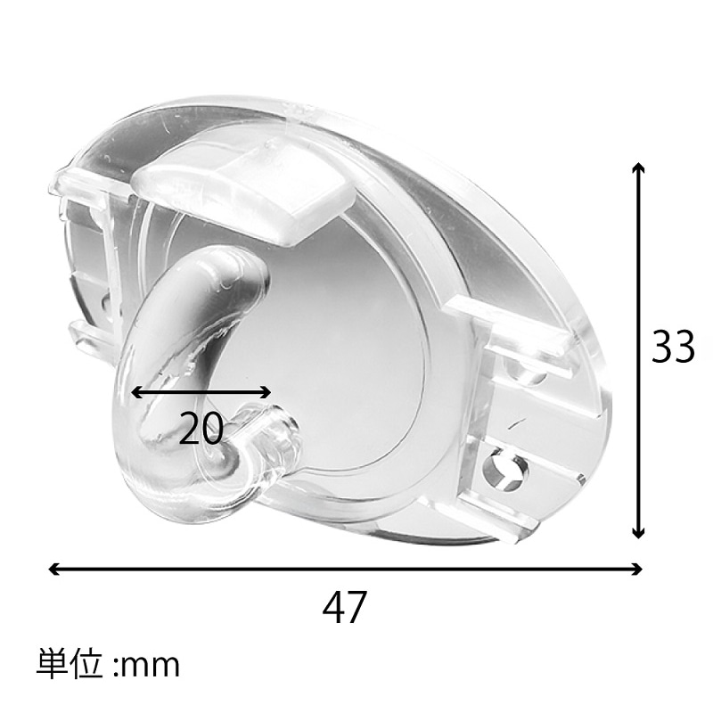 清和産業 ディスプレイ用フック 天デコフック 壁紙用 100g 2個入 STH-002 1パック(ご注文単位240パック)【直送品】