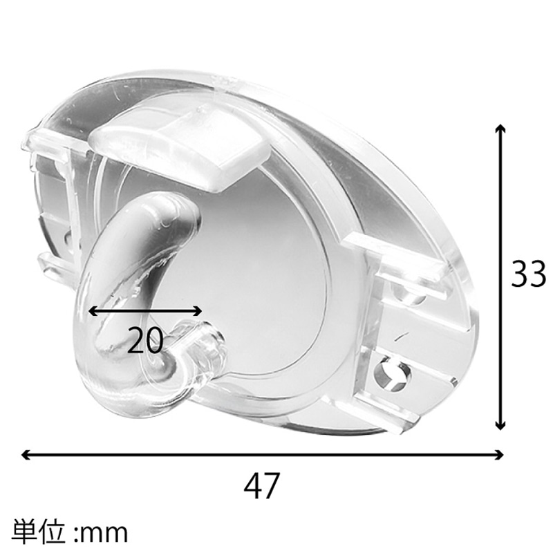 清和産業 ディスプレイ用フック 天デコフック 壁紙用 100g 10個入 STH-002-10 1パック(ご注文単位240パック)【直送品】