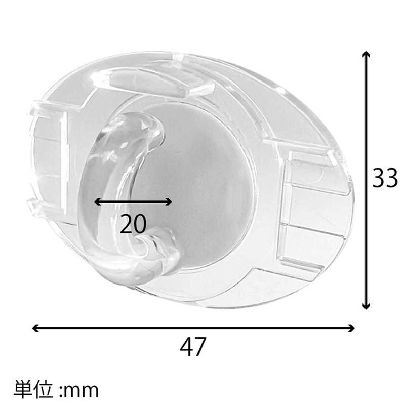 清和産業 ディスプレイ用フック　天デコフック 平滑面用　150g　10個入 STH-003-10 1パック（ご注文単位240パック）【直送品】