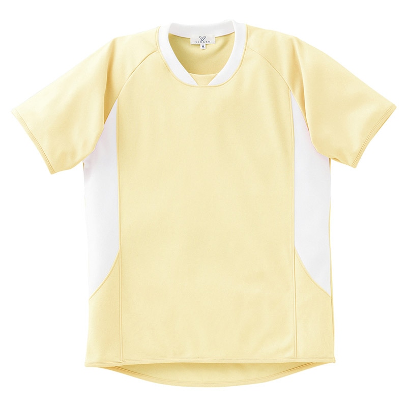 キラク入浴介助用シャツ　男女兼用　CR108 SS　クリーム　#32  1枚（ご注文単位1枚）【直送品】