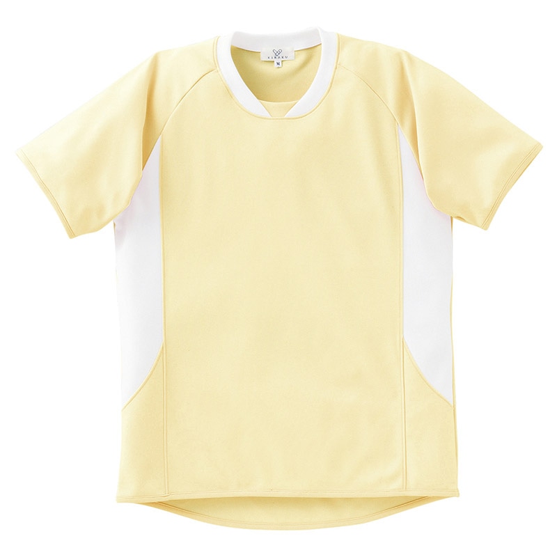 キラク入浴介助用シャツ　男女兼用　CR108 M　クリーム　#32  1枚（ご注文単位1枚）【直送品】