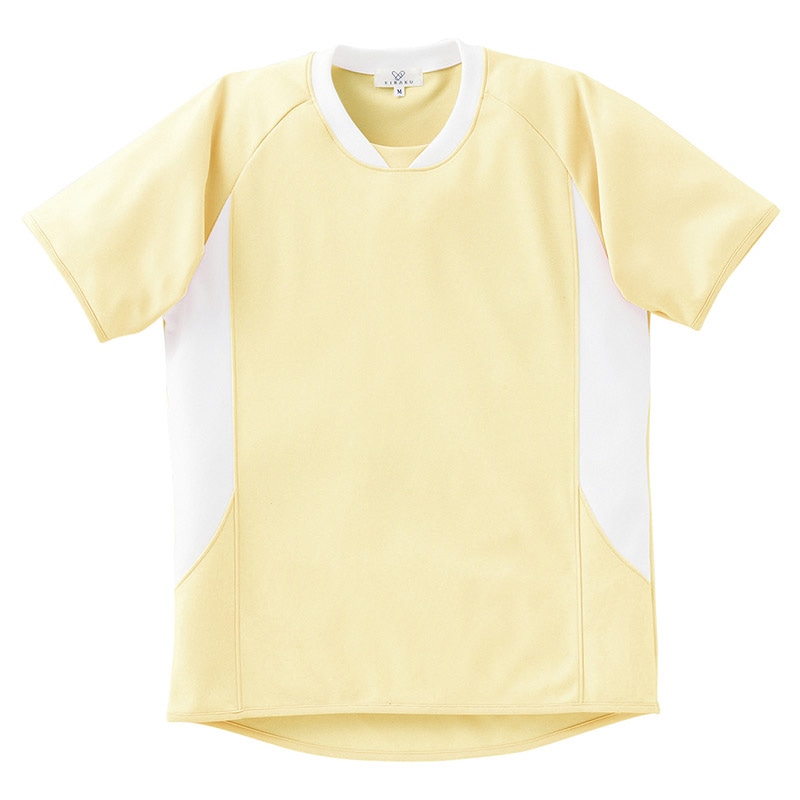 キラク入浴介助用シャツ　男女兼用　CR108 L　クリーム　#32  1枚（ご注文単位1枚）【直送品】