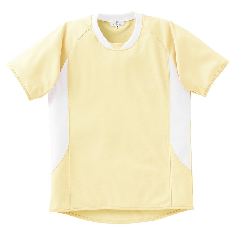 キラク入浴介助用シャツ　男女兼用　CR108 3L　クリーム　#32  1枚（ご注文単位1枚）【直送品】