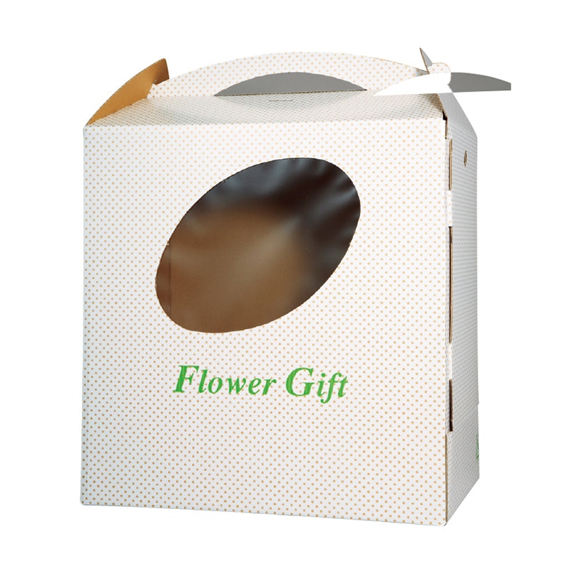新光 フラワーギフトボックス G-8(143) サイドオープン型・パッド付 1枚(ご注文単位20枚)【直送品】