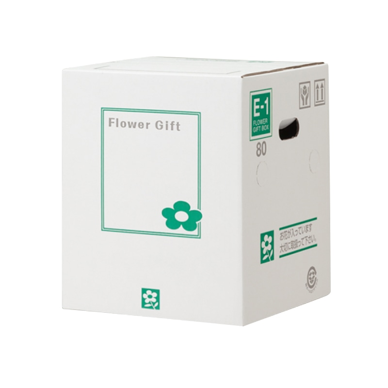 新光 フラワーギフトボックス E-1(80) パッド付 1枚(ご注文単位50枚)【直送品】