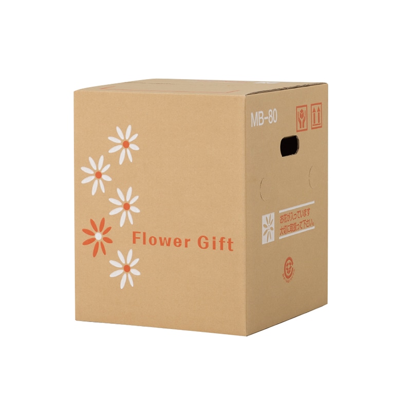 新光 フラワーギフトボックス MB-80（80） パッド付 1枚（ご注文単位50枚）【直送品】