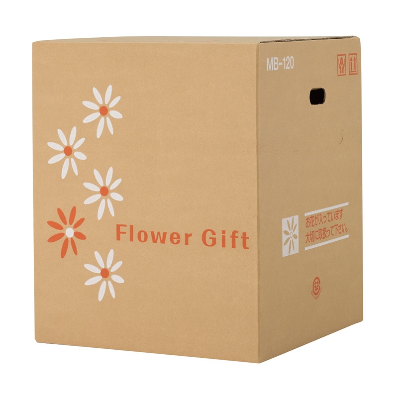 新光 フラワーギフトボックス MB-120（120） パッド付 1枚（ご注文単位30枚）【直送品】