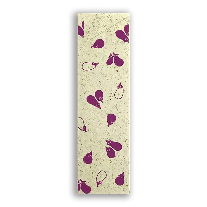 きんだい 箸袋 茶の香 ちゃ-11 茄子 500枚/袋（ご注文単位10袋）【直送品】