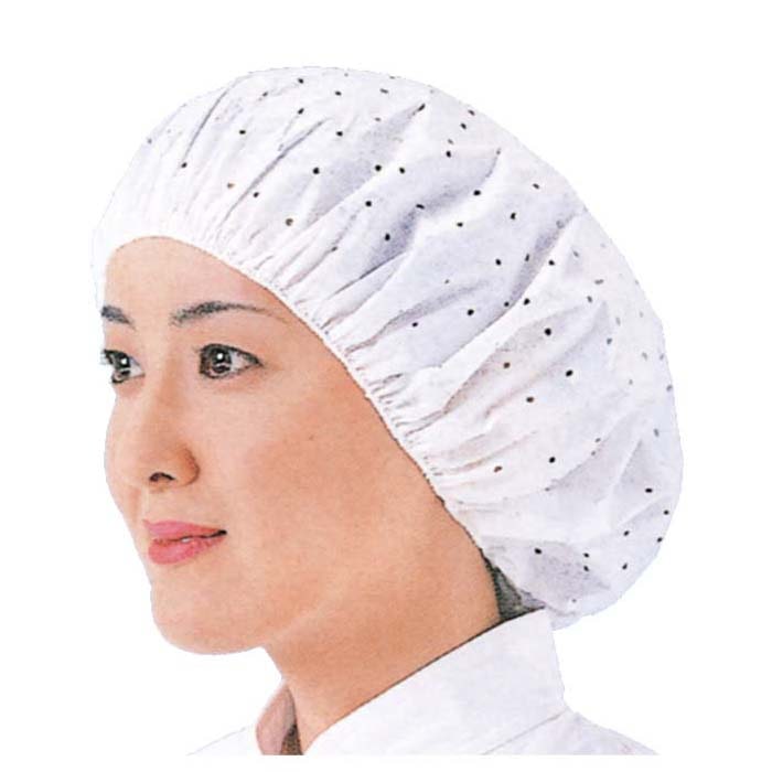 つくつく帽子(100枚入)EL-102W L ホワイト 1個(ご注文単位1個)【直送品】