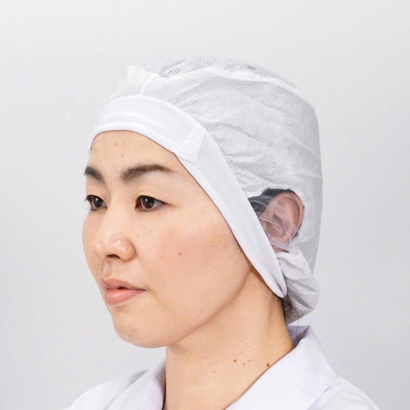 エレクトネット帽（20枚入）　EL-450　LL ホワイト  1個（ご注文単位1個）【直送品】