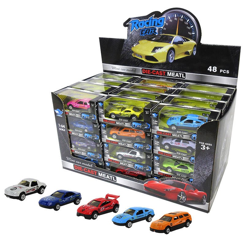 ファースト・アロー ダイキャスト製 1:64 ミニレーシングカー 12種アソート 201-061 1個(ご注文単位48個)【直送品】