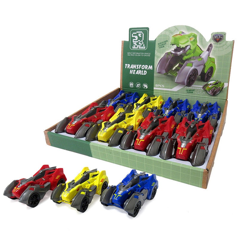 ファースト・アロー 変身恐竜ロボットカー 3色アソート 201-199 1個(ご注文単位8個)【直送品】