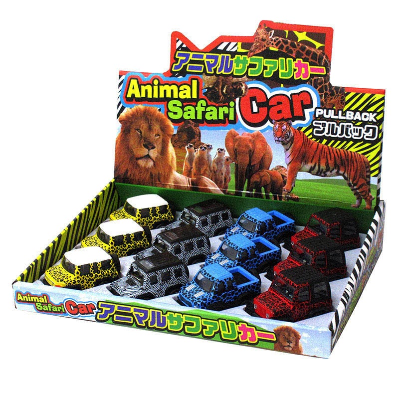 ファースト・アロー アニマルサファリカー 4種アソート 201-261 1個(ご注文単位12個)【直送品】