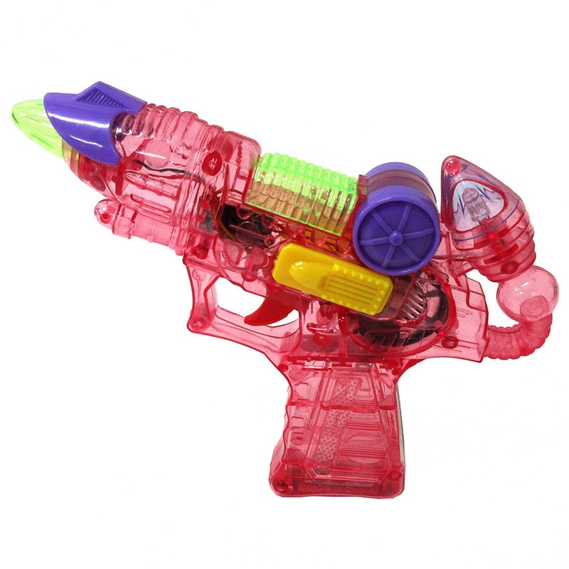 ファースト・アロー 光るシースルーピストル 2色アソート 203-200 1個(ご注文単位6個)【直送品】