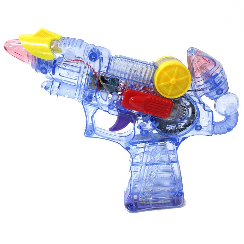 ファースト・アロー 光るシースルーピストル 2色アソート 203-200 1個(ご注文単位6個)【直送品】