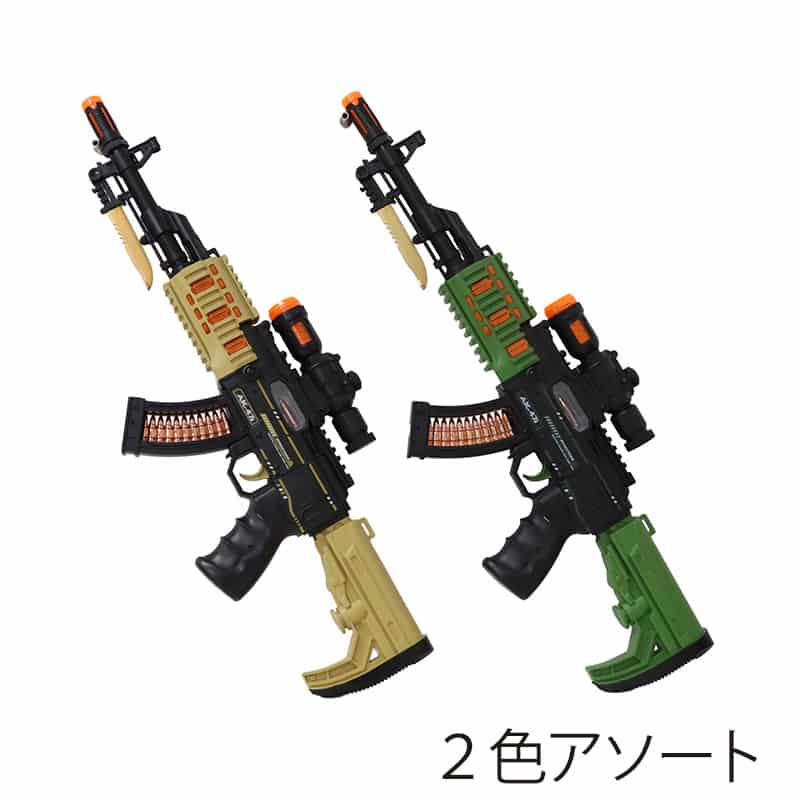 ファースト・アロー 光&音 サバイバルサウンドガン 2色アソート 203-274 1個（ご注文単位18個）【直送品】