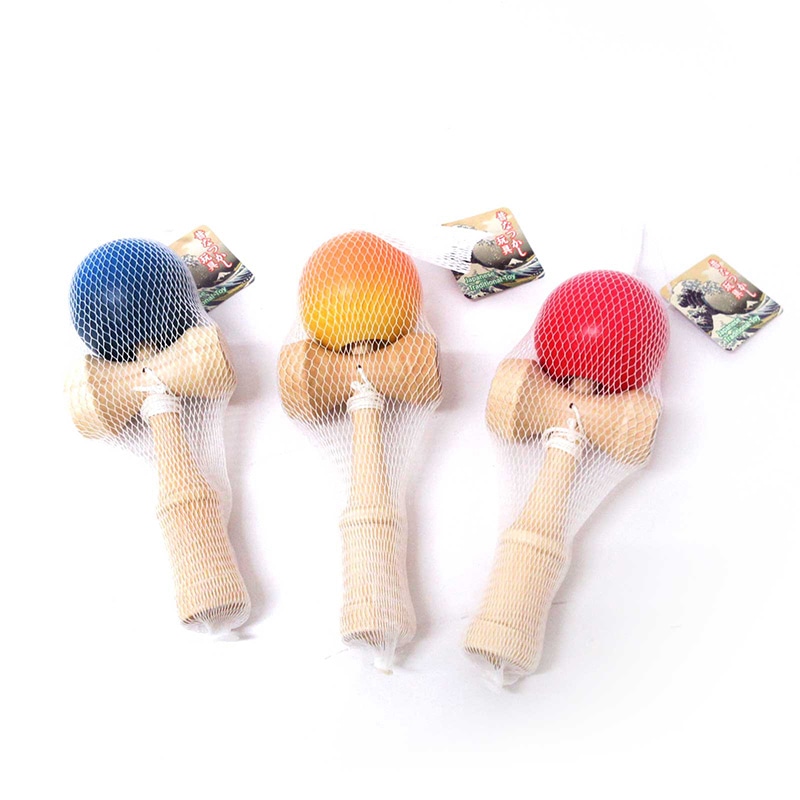 ファースト・アロー 木製 カラーけん玉 3色アソート 303-151 1個(ご注文単位24個)【直送品】