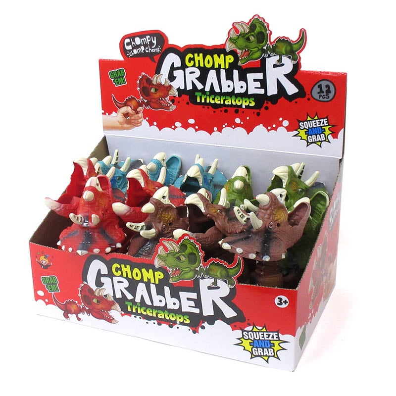 ファースト・アロー ガブガブキャッチャー トリケラトプス 4色アソート 206-179 1個(ご注文単位12個)【直送品】