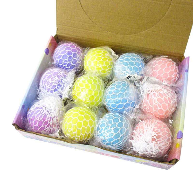 ファースト・アロー レインボーにぎにぎボール パステル 4色アソート 206-301 1個(ご注文単位12個)【直送品】