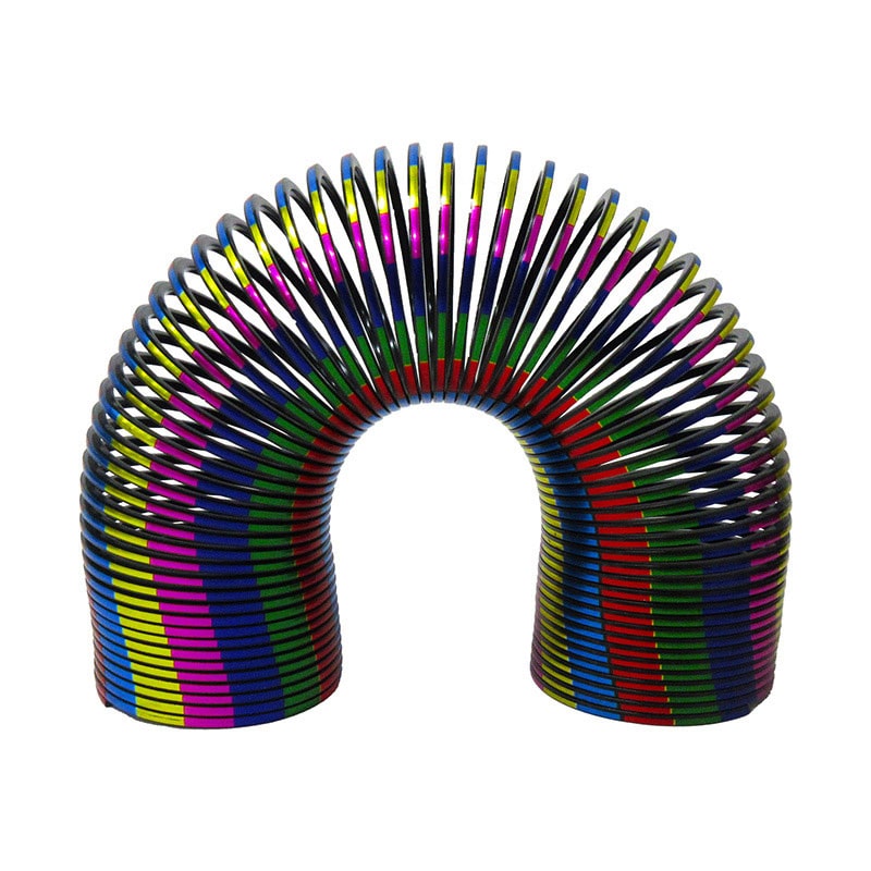 ファースト・アロー なが~いレインボーメタリッマジックスプリング 4柄アソート 206-302 1個(ご注文単位24個)【直送品】