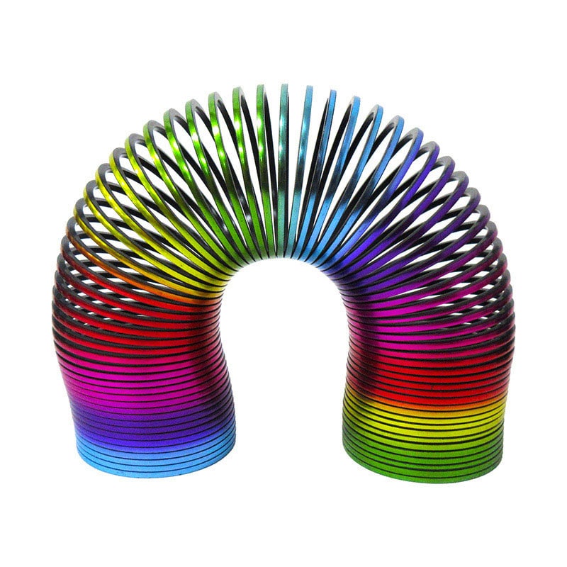 ファースト・アロー なが~いレインボーメタリッマジックスプリング 4柄アソート 206-302 1個(ご注文単位24個)【直送品】